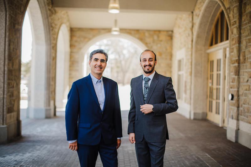 Dr. Hassan Vatanparast with his PhD Nutrition Student Mojtaba Shafiee